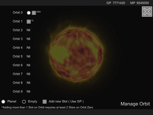 MySolar - اسکرین شات سیارات خود را بسازید