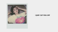Selena Gomez - Cut You Off (Lyric Video) artwork