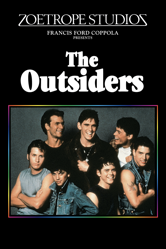 The Outsiders (1983) - Francis Ford Coppola Cover Art