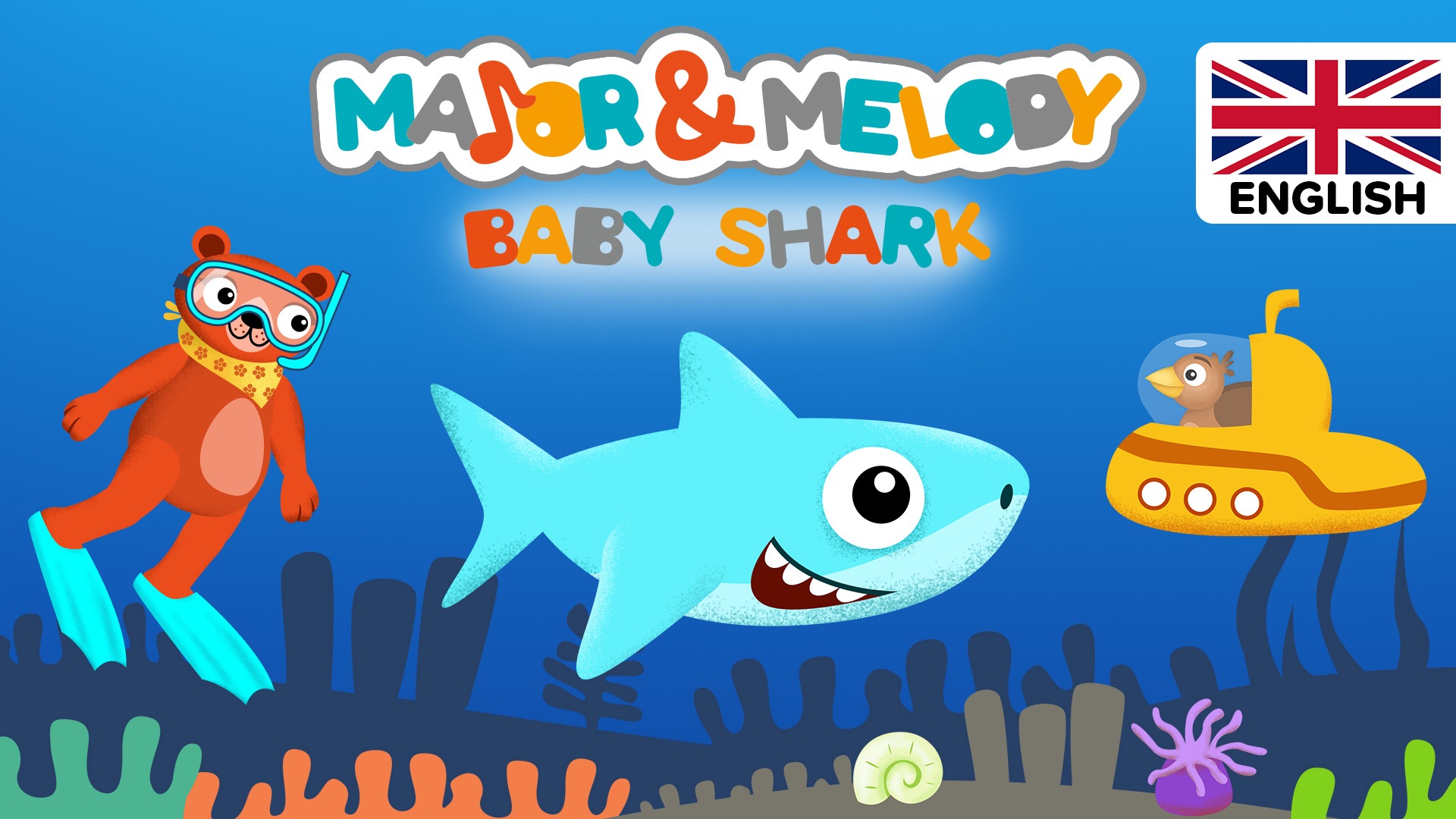 Baby shark (Nursery Rhymes for Kids / UK Version) by Major & Melody on  Apple Music