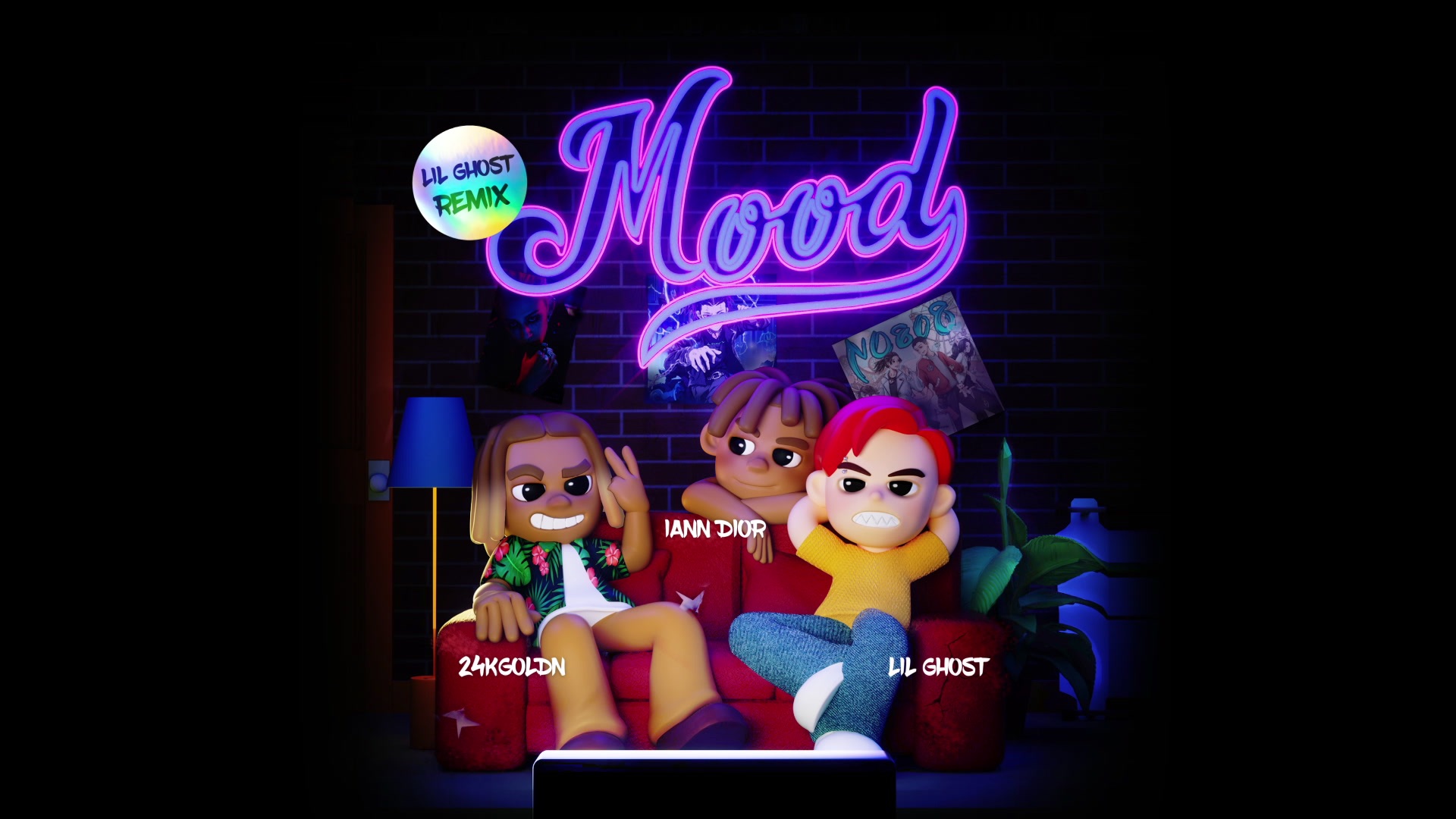 Mood Lil Ghost Remix Official Lyric Video By 24kgoldn Iann Dior Lil Ghost On Apple Music
