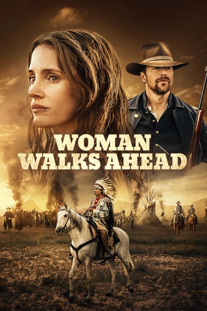 Woman Walks Ahead Poster
