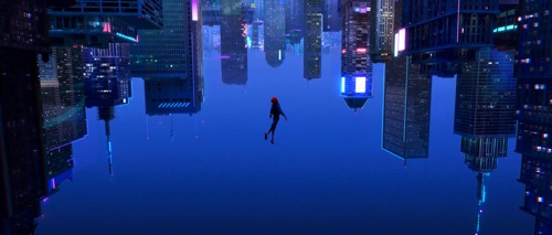 spider man into the spider verse leap of faith wallpaper