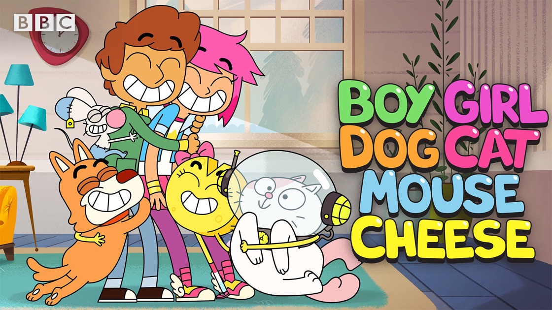 Boy Girl Dog Cat Mouse Cheese on Apple TV