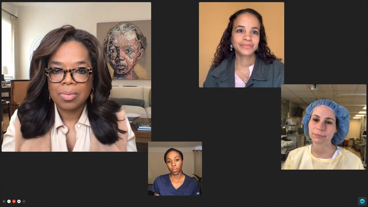 watch-emily-fawcett-xenia-greene-idara-inokon-oprah-talks-covid-19-season-1-episode-9-apple-tv